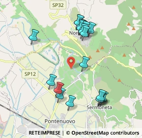 Mappa Via delle Querce, 04013 Sermoneta LT, Italia (2.128)