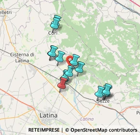 Mappa Via delle Querce, 04013 Sermoneta LT, Italia (6.50733)