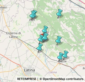 Mappa Via delle Querce, 04013 Sermoneta LT, Italia (6.05364)