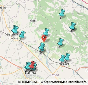 Mappa Via delle Querce, 04013 Sermoneta LT, Italia (9.6715)