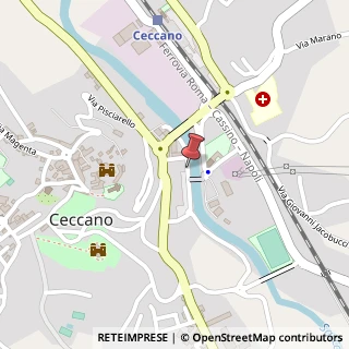 Mappa Via Principe Umberto, 1, 03023 Ceccano, Frosinone (Lazio)