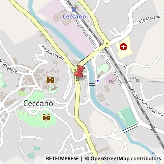 Mappa Via Gaeta,  15, 03023 Ceccano, Frosinone (Lazio)