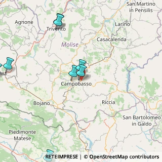 Mappa Via Colle Dell'orso, 86100 Campobasso (37.995882352941)