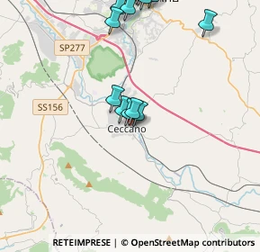 Mappa Via Principe Umberto, 03023 Ceccano FR, Italia (5.881)