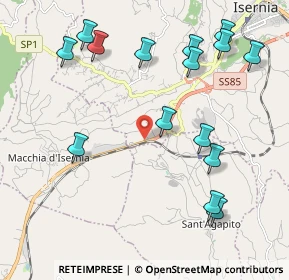 Mappa LOC. PIANA SAN VITO SN, 86070 Sant'Agapito IS, Italia (2.52533)