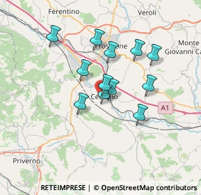 Mappa Via Armando Diaz, 03023 Ceccano FR, Italia (5.80667)