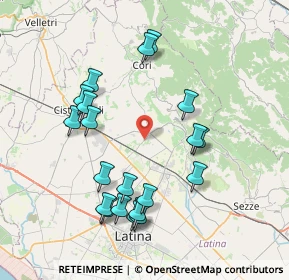 Mappa Via la Gialla, 04013 Cisterna di Latina LT, Italia (8.461)