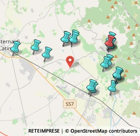 Mappa Via la Gialla, 04013 Cisterna di Latina LT, Italia (4.4185)