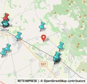 Mappa Via la Gialla, 04013 Cisterna di Latina LT, Italia (6.5415)