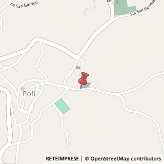 Mappa Via Borgo Re Umberto, 1, 03026 Pofi, Frosinone (Lazio)