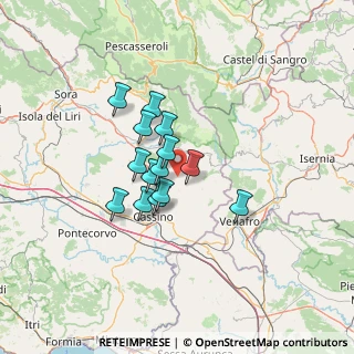 Mappa Via Molise, 03049 Sant'Elia Fiumerapido FR, Italia (9.74857)