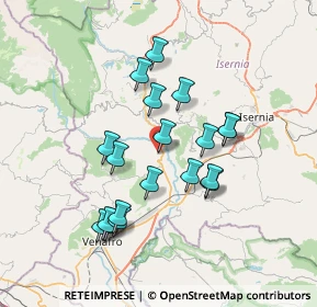 Mappa Via Plebiscito, 86070 Montaquila IS, Italia (6.85789)