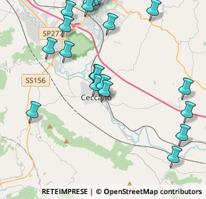Mappa Via dell Abbazia, 03023 Ceccano FR, Italia (5.094)