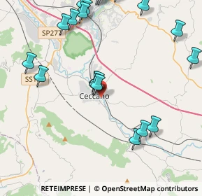 Mappa Via dell Abbazia, 03023 Ceccano FR, Italia (5.3385)