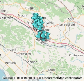 Mappa Via dell Abbazia, 03023 Ceccano FR, Italia (8.58375)