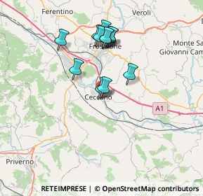 Mappa Via dell Abbazia, 03023 Ceccano FR, Italia (6.68846)