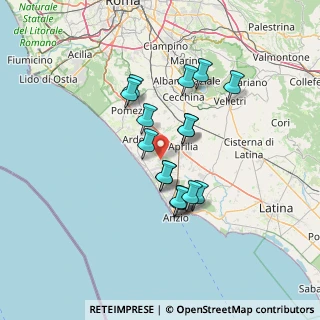 Mappa Via Savuto, 04011 Aprilia LT, Italia (11.80125)