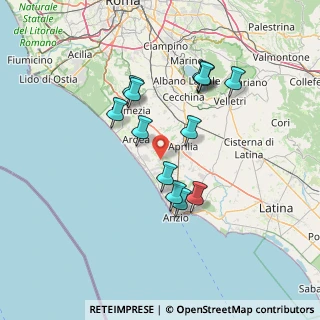 Mappa Via Savuto, 04011 Aprilia LT, Italia (13.48923)