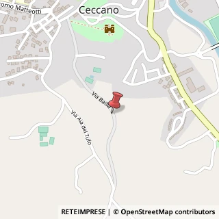 Mappa Via Badia, 63, 03023 Ceccano, Frosinone (Lazio)