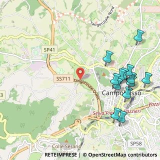 Mappa Via Fontana Vecchia, 86100 Campobasso CB, Italia (1.36538)