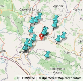 Mappa 86070 Sant'Agapito IS, Italia (11.8735)