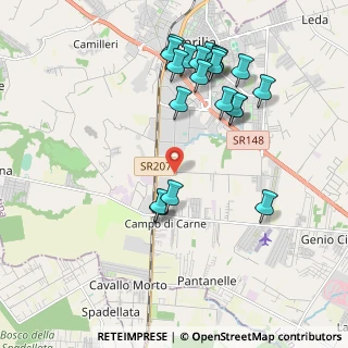 Mappa Via del Giardini, 04011 Aprilia LT, Italia (2.2385)