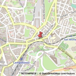 Mappa Corso Giuseppe Mazzini, 158, 86100 Campobasso, Italia, 86100 Campobasso, Campobasso (Molise)