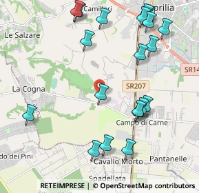 Mappa Via della Cogna, 04011 Aprilia LT, Italia (2.5965)