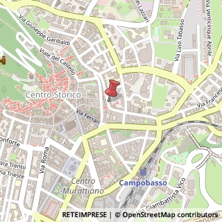 Mappa Via Giuseppe Garibaldi, 68, 86100 Campobasso, Campobasso (Molise)