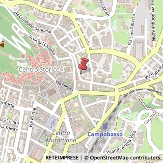 Mappa Via Giuseppe Garibaldi, 51/a, 86100 Campobasso, Campobasso (Molise)