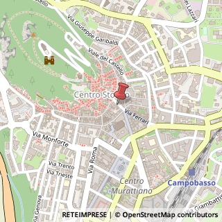 Mappa Via Vittorino Cannavina, 18, 86100 Campobasso, Campobasso (Molise)