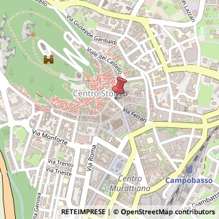 Mappa Via Vittorino Cannavina, 29, 86100 Campobasso, Campobasso (Molise)
