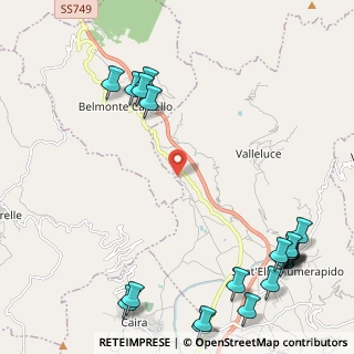 Mappa Via Sferracavalli, 03049 Sant'Elia Fiumerapido FR, Italia (3.402)