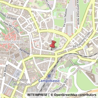 Mappa Via Giuseppe Garibaldi, 94/A, 86100 Campobasso, Campobasso (Molise)