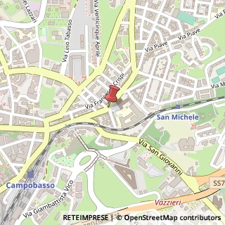 Mappa Corso Giuseppe Mazzini,  200, 86100 Campobasso, Campobasso (Molise)