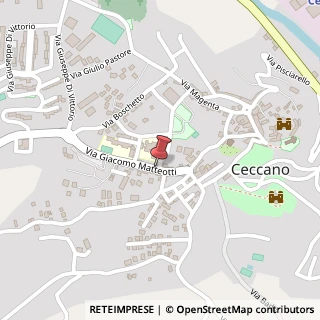 Mappa Via Giacomo Matteotti, 50, 03023 Ceccano, Frosinone (Lazio)