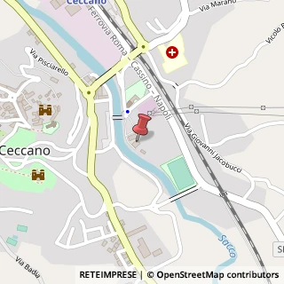 Mappa Via Santa Maria a Fiume, 32, 03023 Ceccano, Frosinone (Lazio)