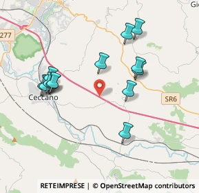 Mappa A1 - Autostrada del Sole, 03020 Pofi FR, Italia (3.98692)