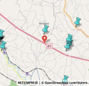 Mappa A1 - Autostrada del Sole, 03020 Pofi FR, Italia (3.683)