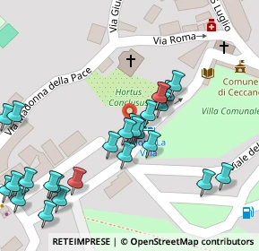 Mappa Via San Sebastiano, 03023 Ceccano FR, Italia (0.05)