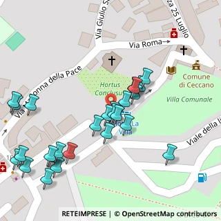 Mappa Via San Sebastiano, 03023 Ceccano FR, Italia (0.05)