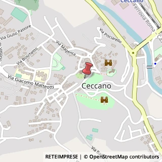 Mappa Via S. Sebastiano, 32/34, 03023 Ceccano, Frosinone (Lazio)