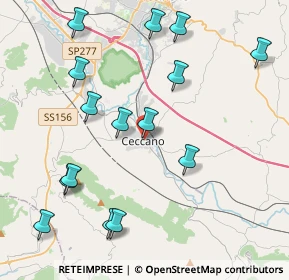 Mappa Via Borgo Garibaldi, 03023 Ceccano FR, Italia (4.94333)