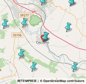 Mappa Via Borgo Garibaldi, 03023 Ceccano FR, Italia (5.95231)