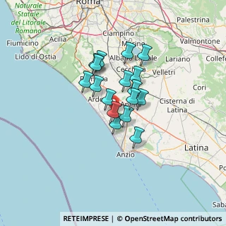 Mappa Via Gaggio, 04011 Aprilia LT, Italia (9.70882)