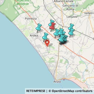 Mappa Via Gaggio, 04011 Aprilia LT, Italia (6.13)