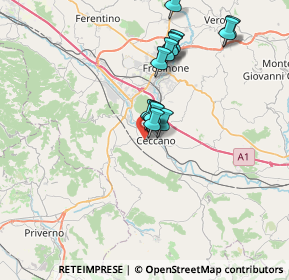 Mappa Via Fosso Fedele, 03023 Ceccano FR, Italia (6.87692)