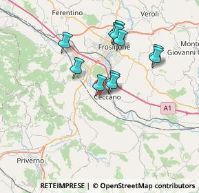 Mappa Via Fosso Fedele, 03023 Ceccano FR, Italia (6.66)