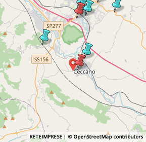 Mappa Via Fosso Fedele, 03023 Ceccano FR, Italia (6.60857)