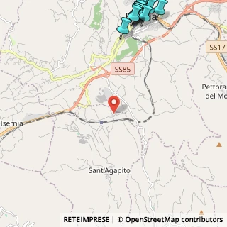 Mappa Via Celestino V°, 86070 Sant'Agapito IS, Italia (3.72143)